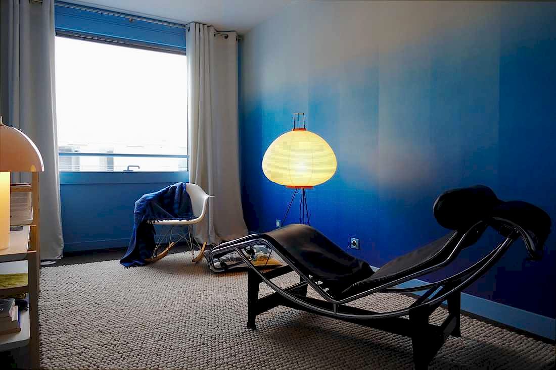 Salle de repos amenagée par un architecte d'interieur en région parisienne