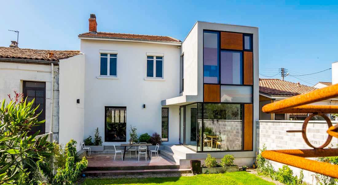 Extension dans une maison de ville