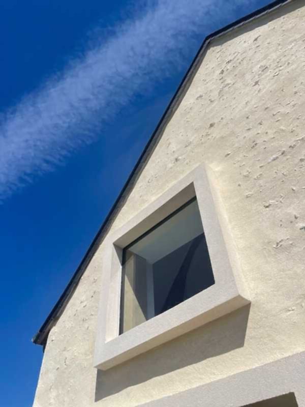 Transformation grange en maison d'hôtes - vue extérieure sur façade