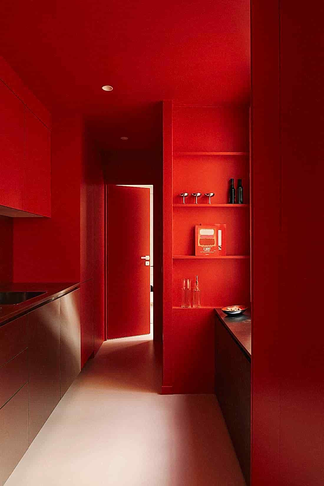 Cuisine rouge sang