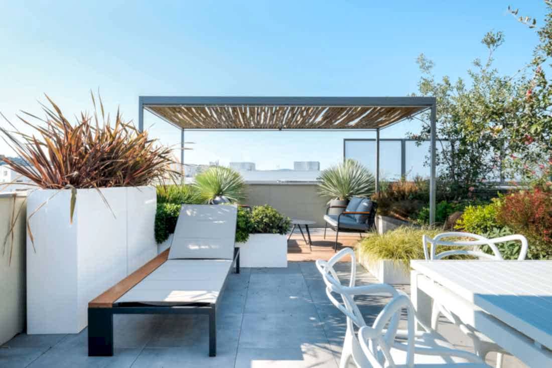 Solarium de la terrasse
