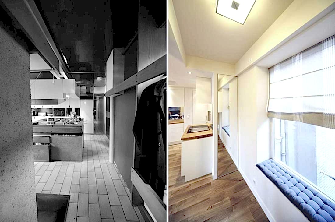 Aménagement d'un appartement atypique par un architecte d'intérieur à Paris