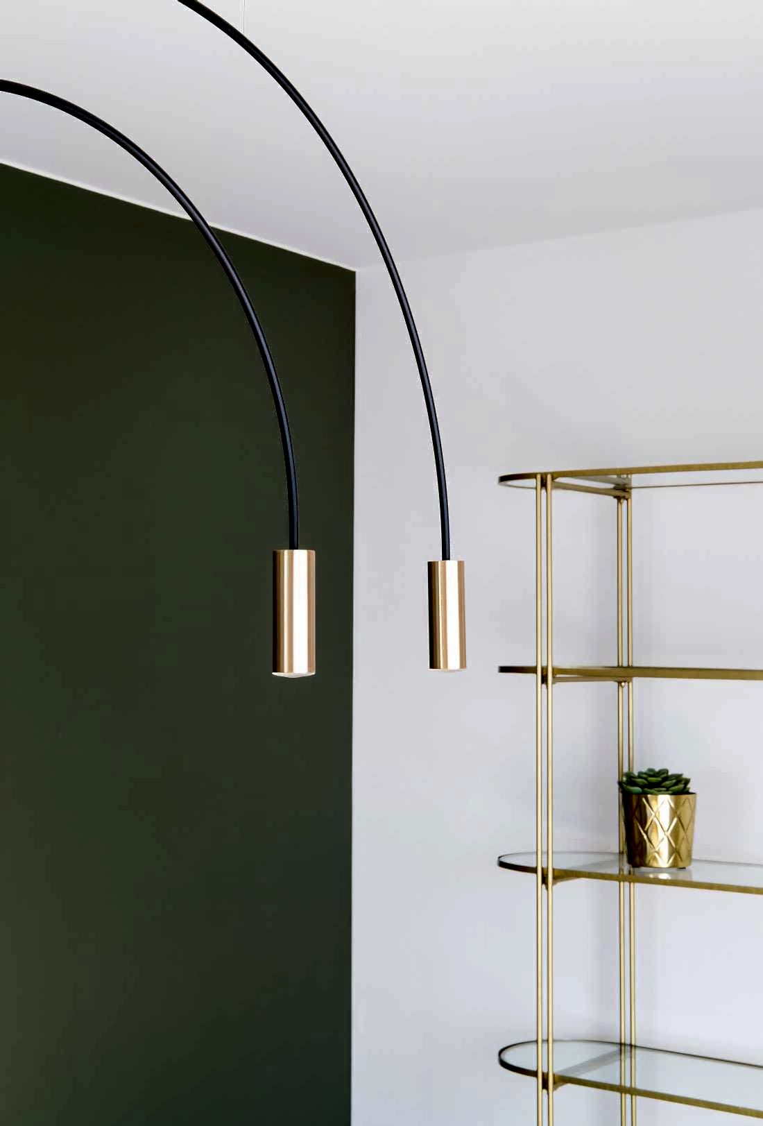 Détail des luminaires de l'appartement