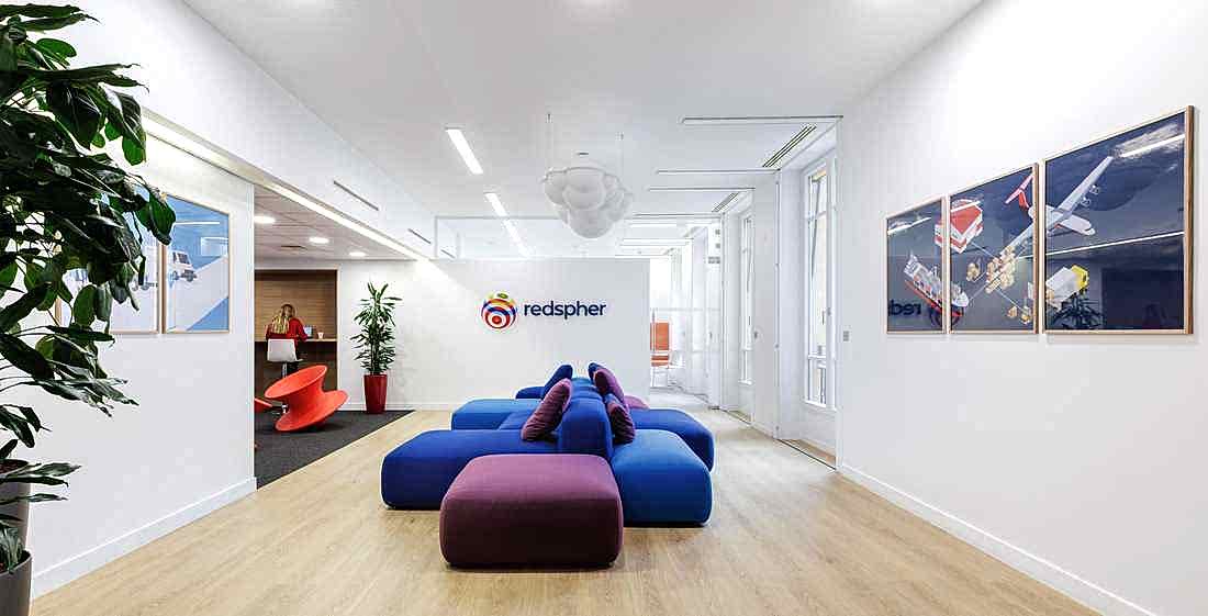 Aménagement de l'accueil d'une start-up par un architecte d'interieur à Paris