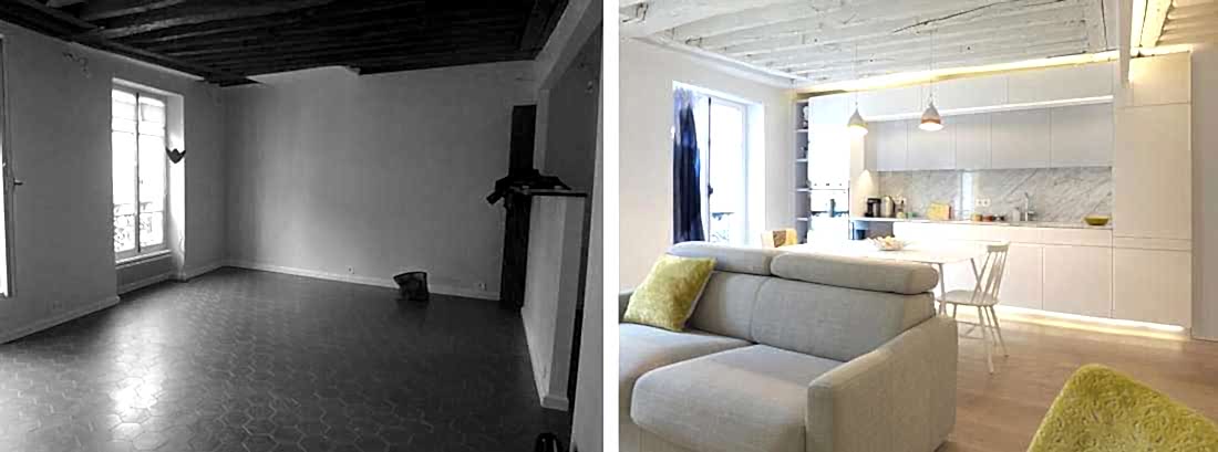 Optimisation de l’espace d’un appartement par un architecte d’intérieur en Ile de France