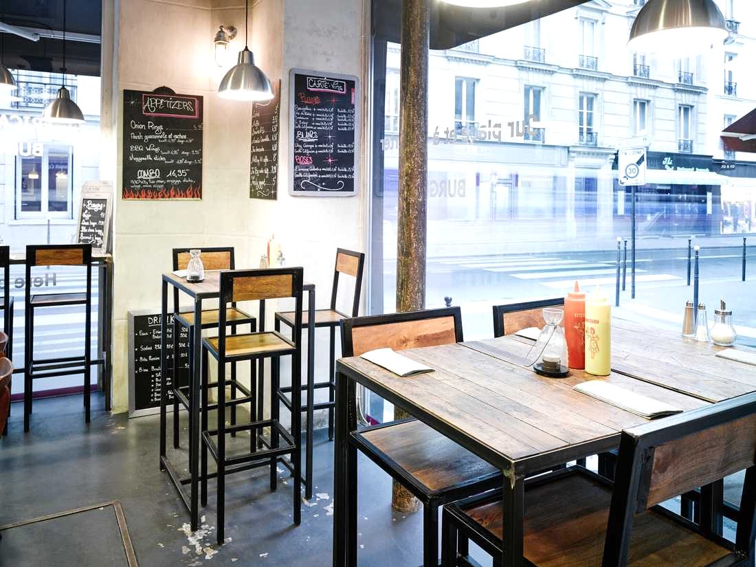Salle de restauration après les travaux