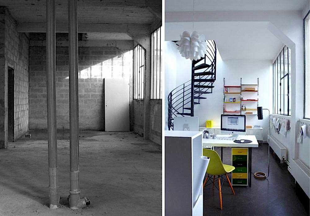 Rénovation d’un loft en bureau