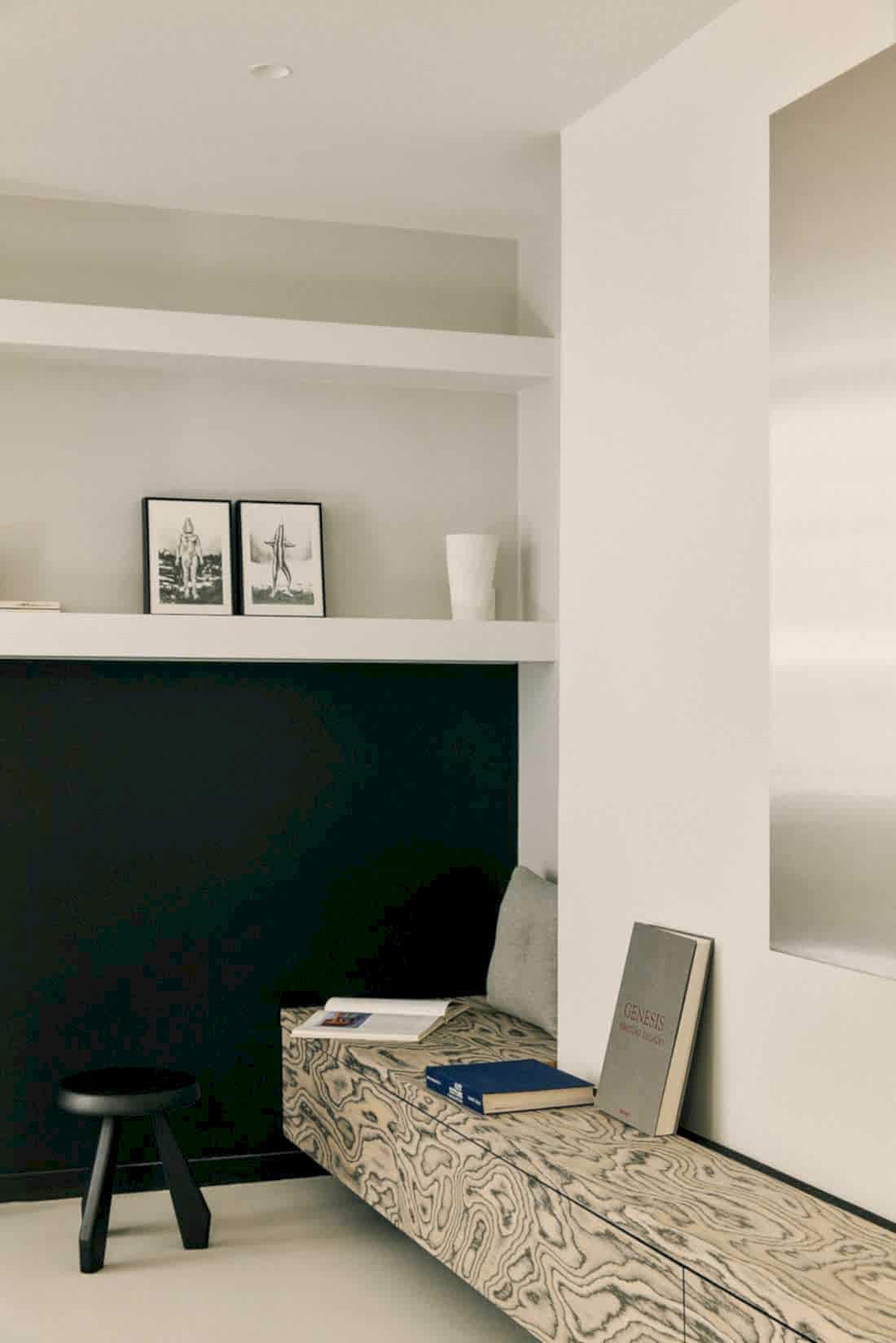 Décoration du salon d'un appartement dans le Marais
