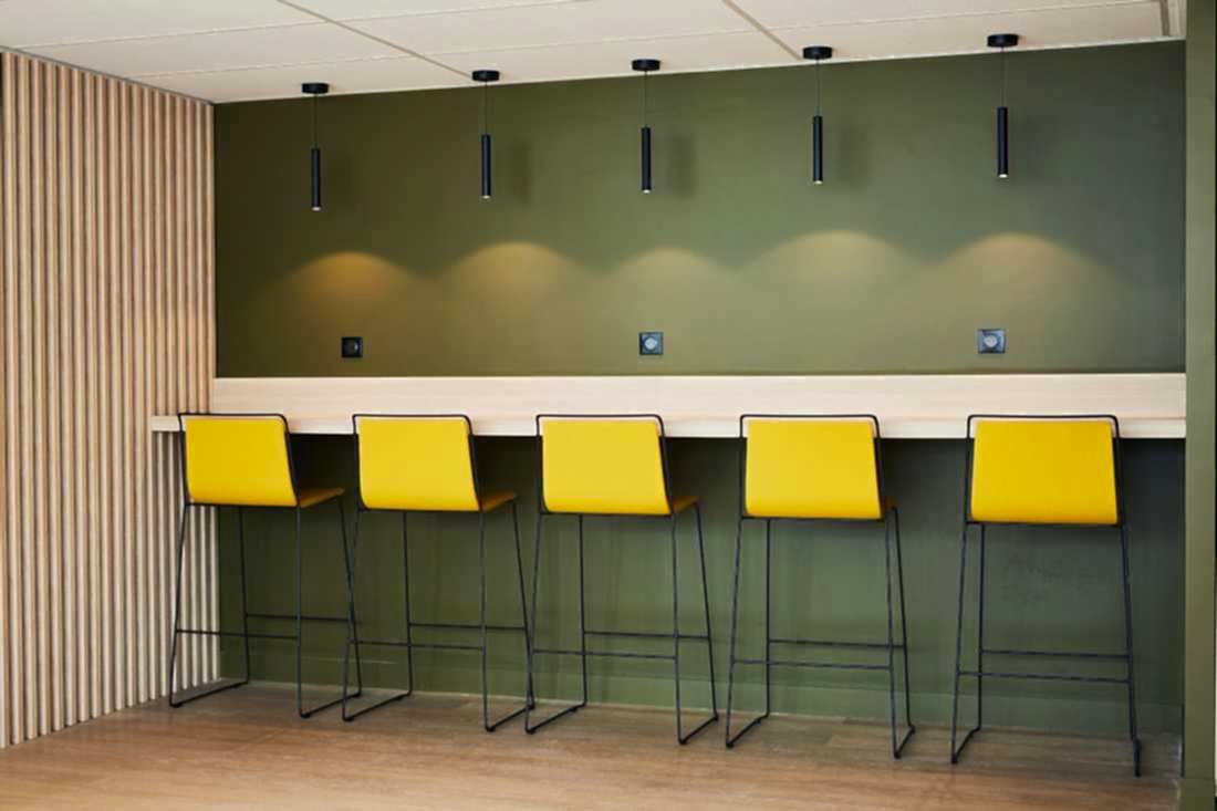 Espace de travail aménagé par un architecte d'intérieur
