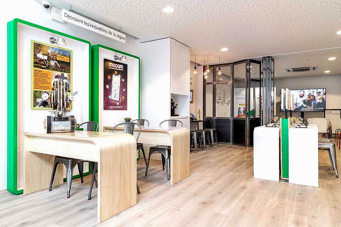 Coworking space amenagé par un architecte