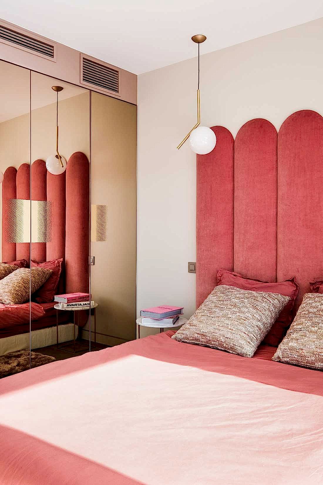 Décoration intérieur de la chambre rouge