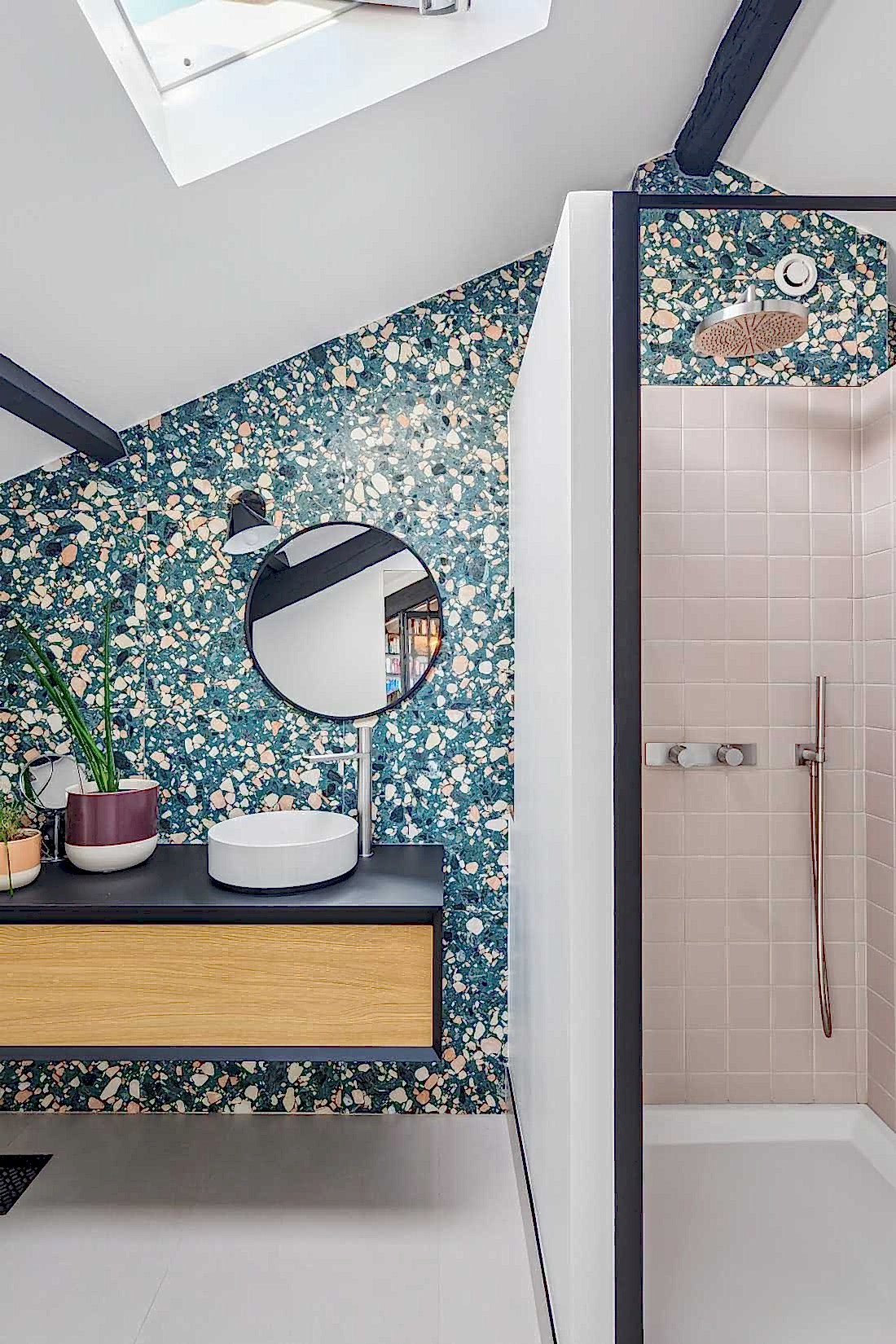 Salle de bain du duplex après les travaux de rénovation