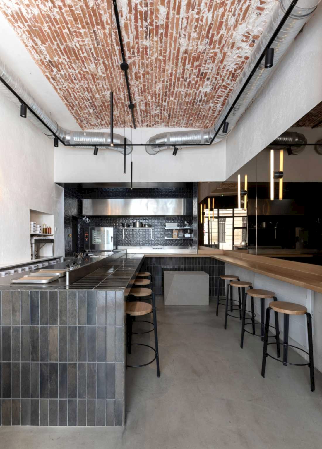 Restaurant à Paris aménagé par un spécialiste de l'architecture commerciale