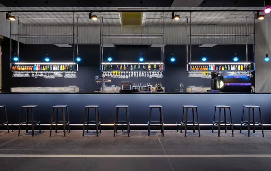 Retail design d'un bar par un architecte d'intérieur