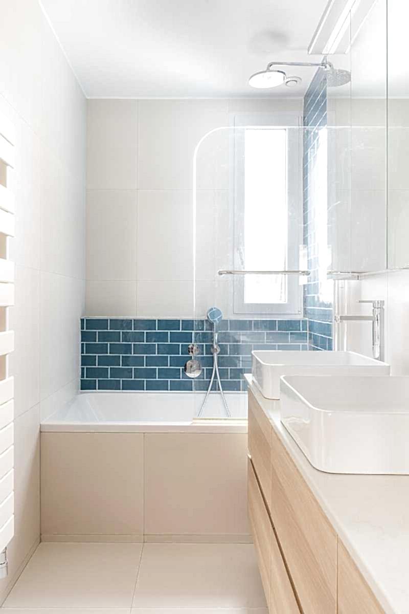 Rénovation d'un appartement atelier artiste - la salle d'eau
