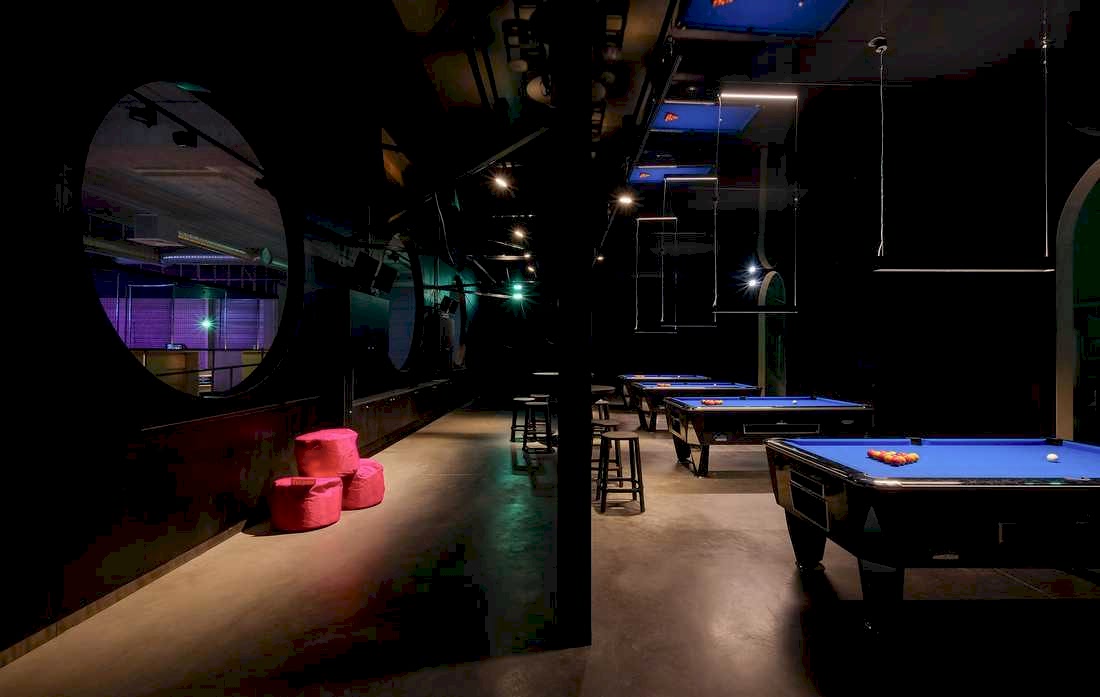 Salle de billard du multiplex