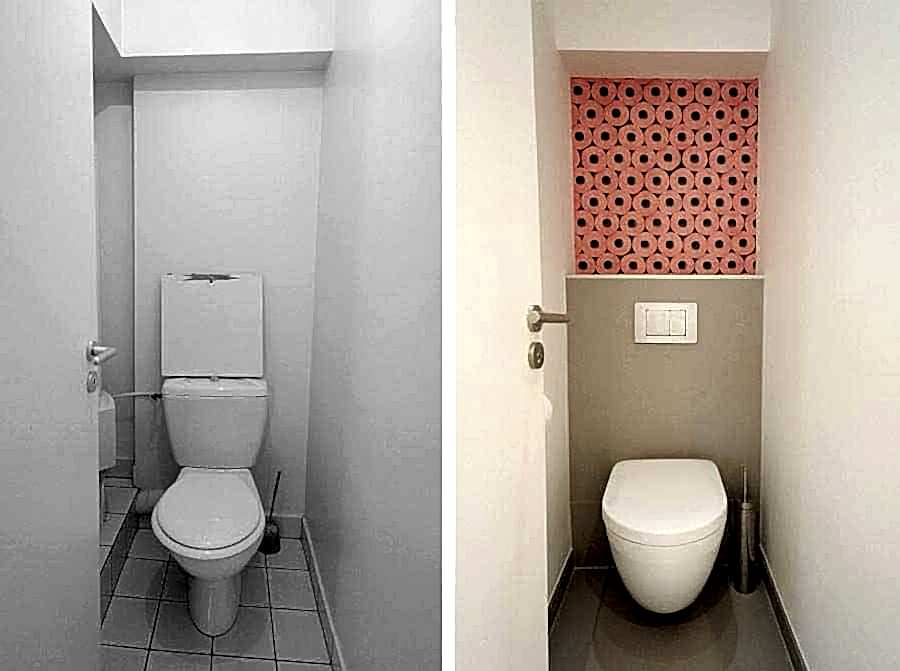 Aménagement d'une salle d'eau WC