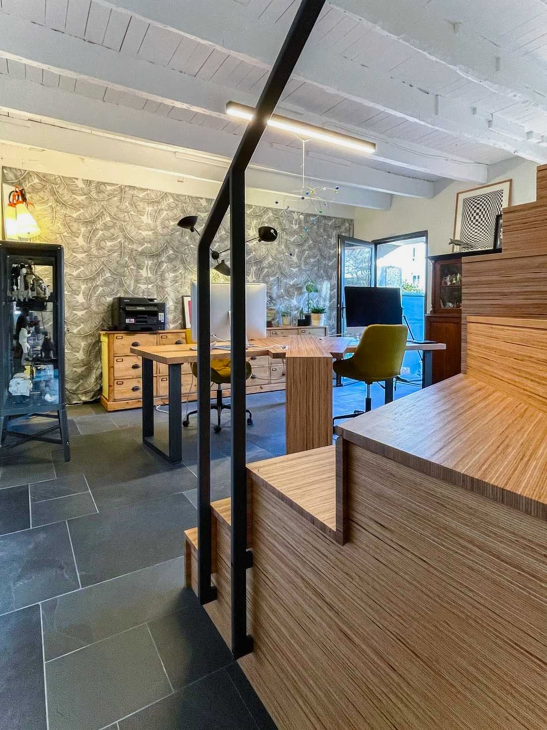 Rénovation complète d'une maison de pêcheur - le bureau