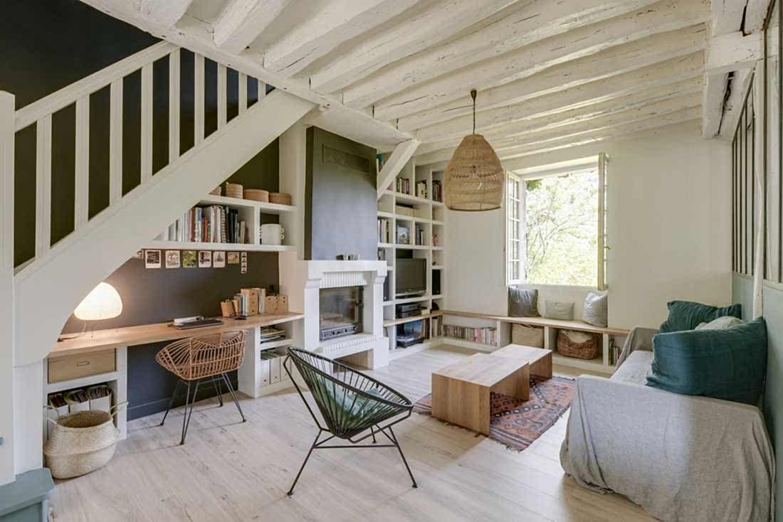 Rénovation du RDC d'une maison par un architecte d'interieur à Paris
