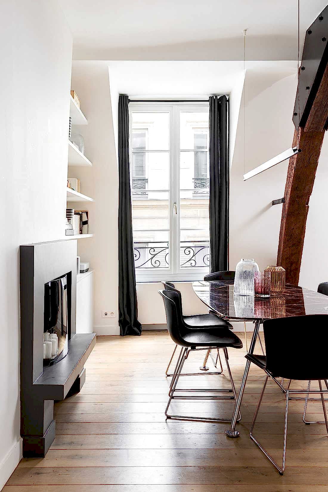 Coin repas dans le salon