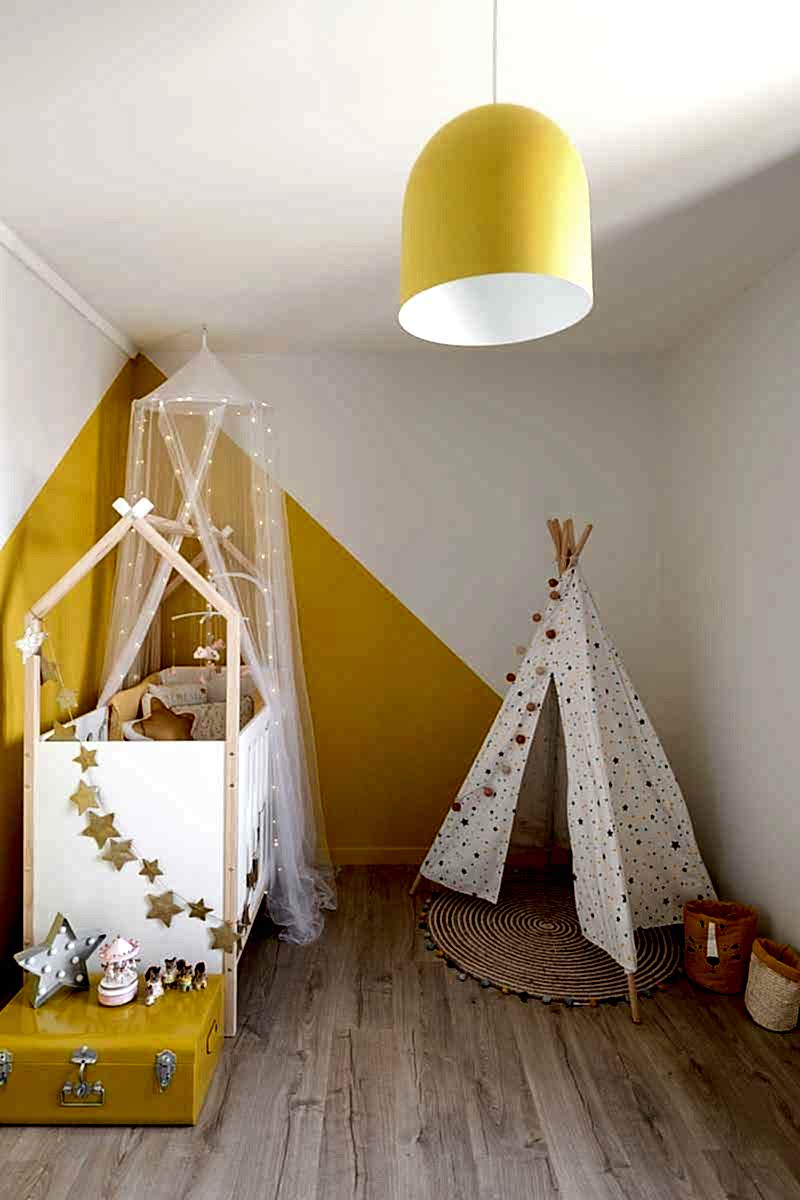 Rénovation d'une maison familiale de 160m² - la chambre pour bébé
