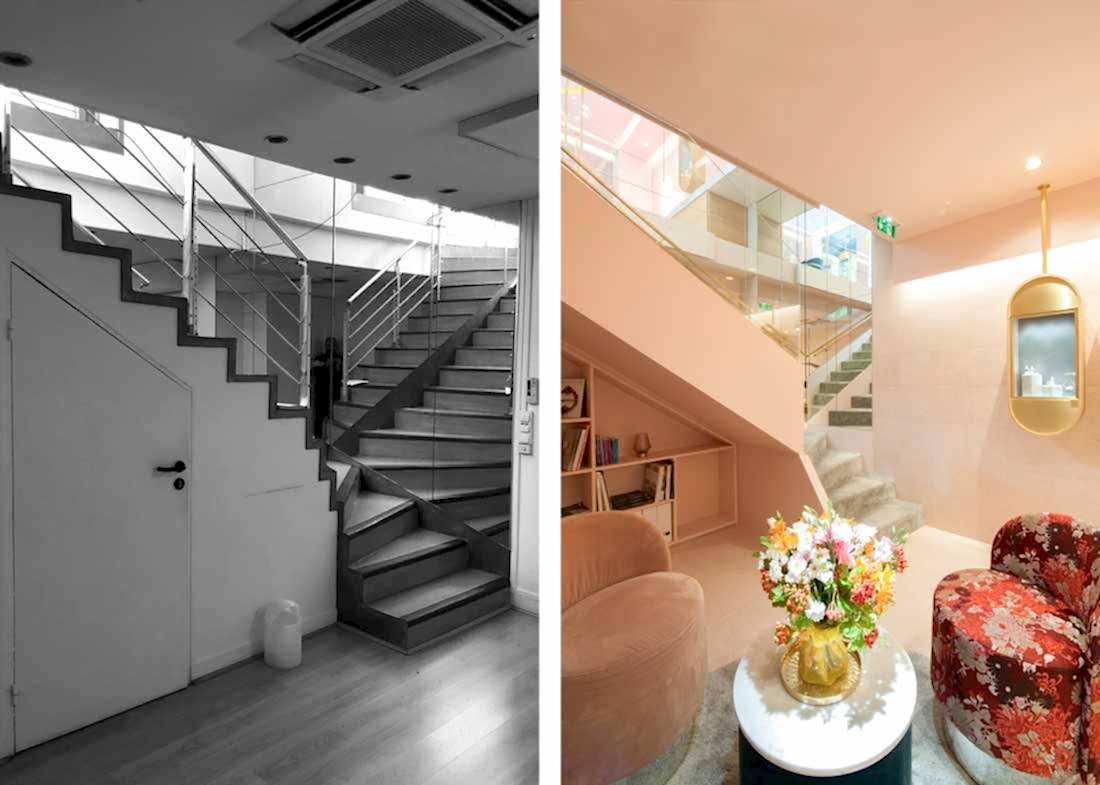 Rénovation interieure d'une bijouterie en photos avant-après