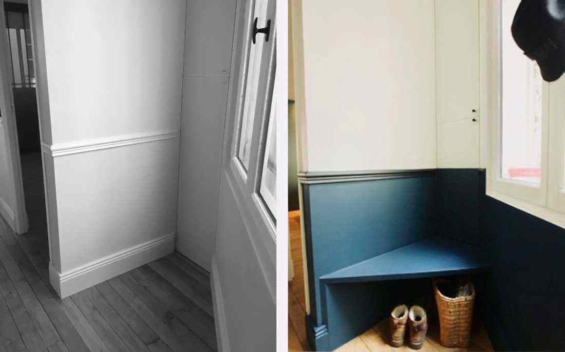 Avant-Après : création de rangements intégrés