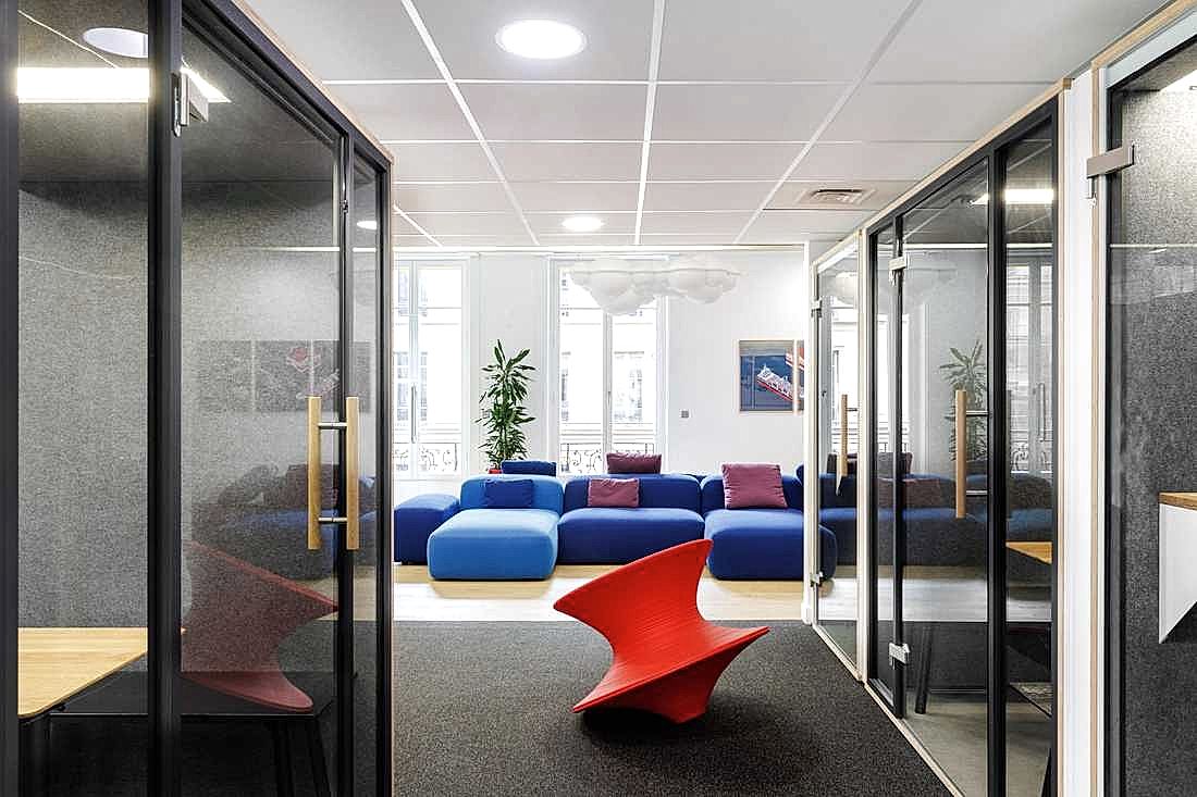 Office space design d'une start-up à Paris