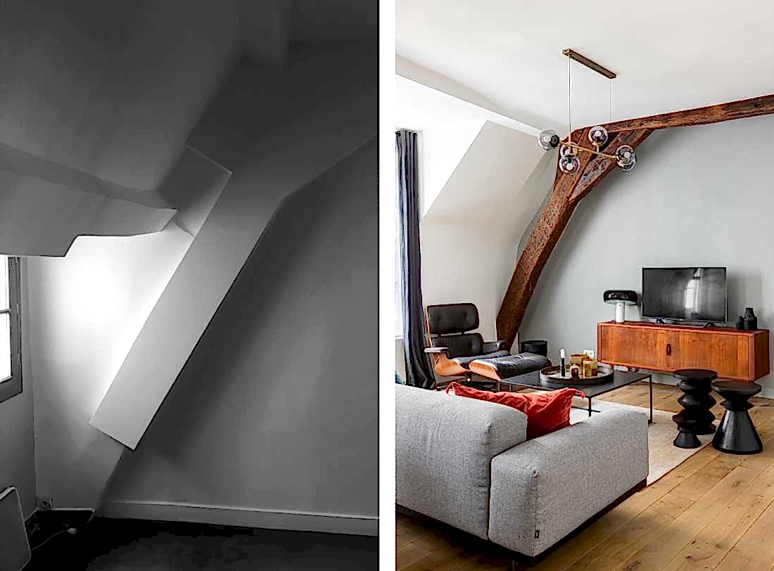 Avant-Après : chambre d'ami avec une déco design