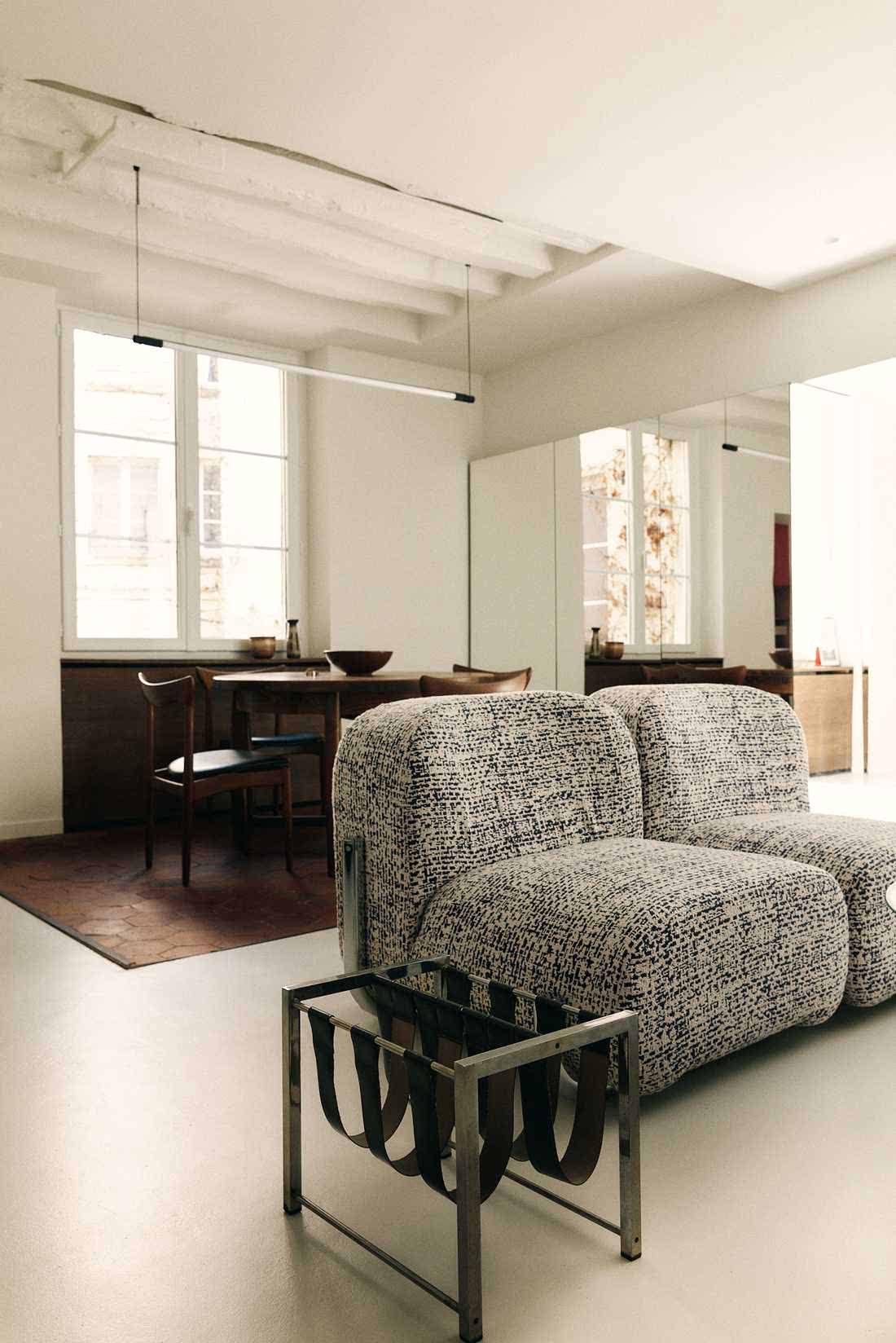 Salon - séjour après les travaux de rénovation