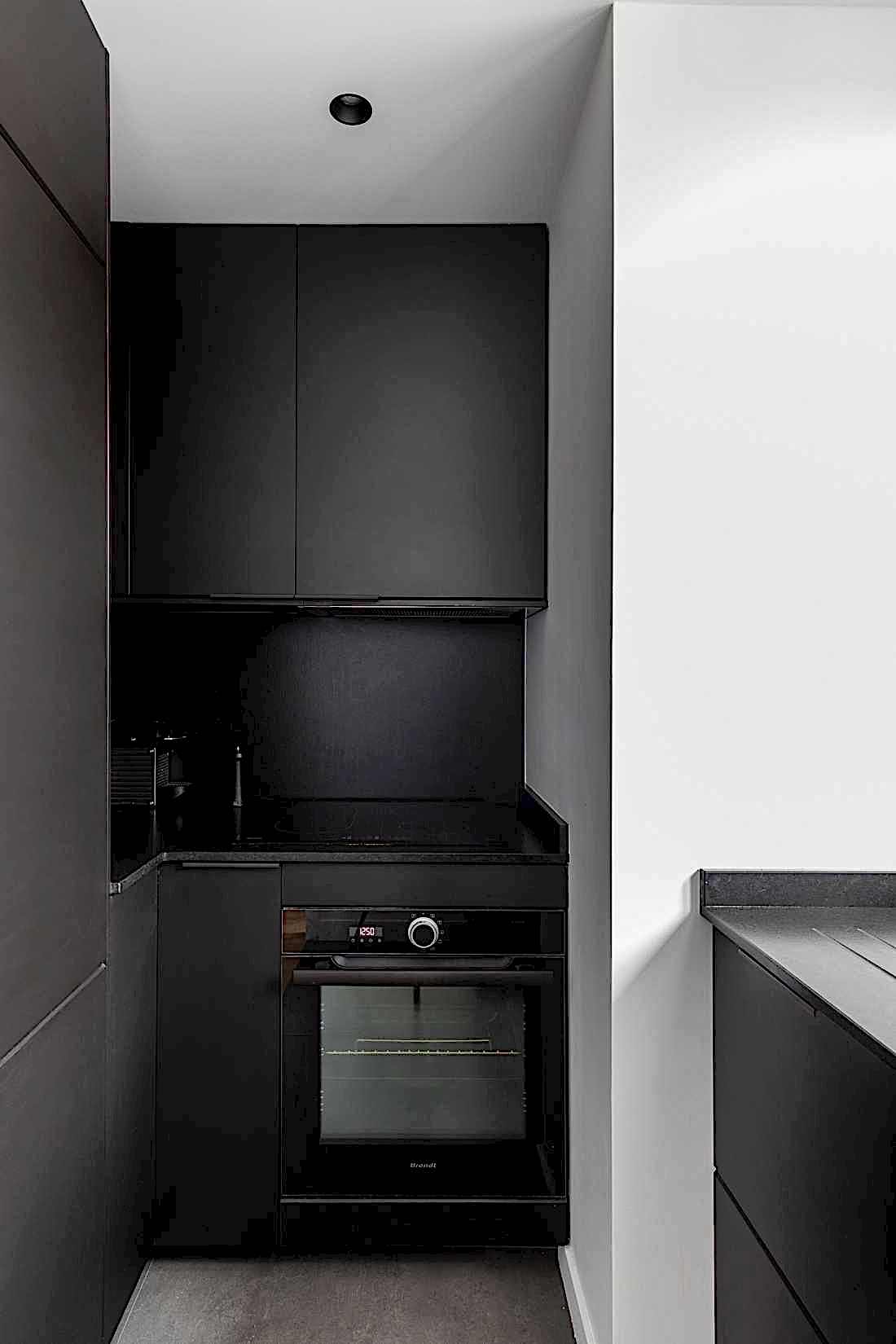 Cuisine integrée aménagé par un architecte d'interieur