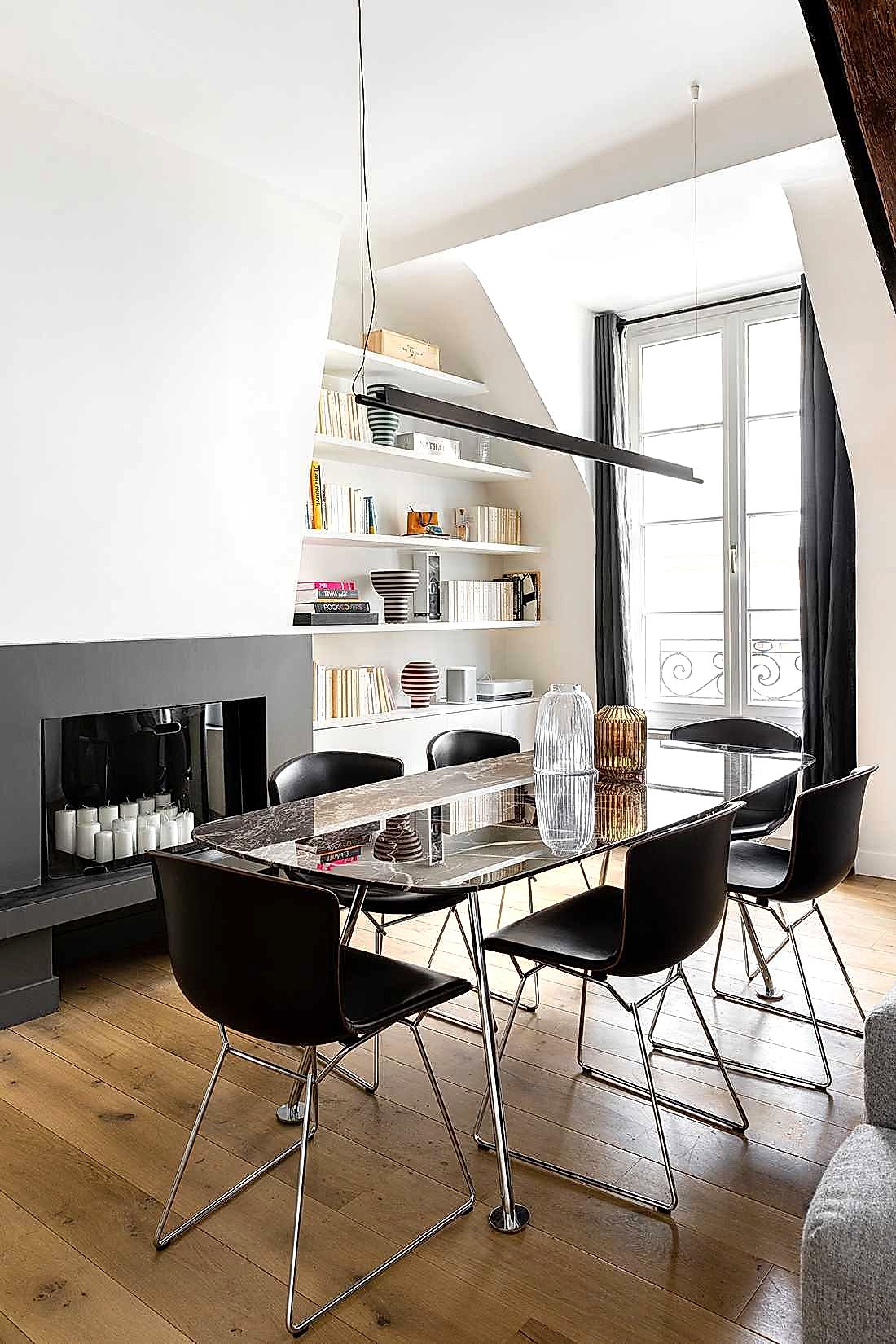Table à manger avec lampadaire Rewired