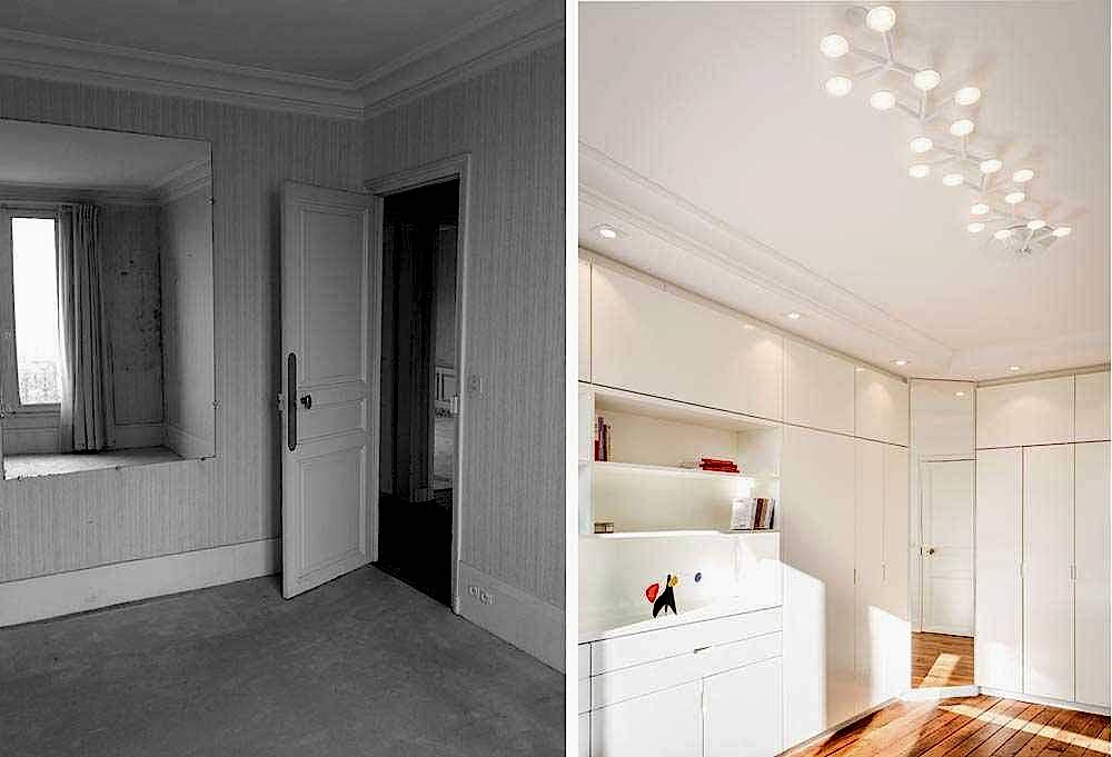 Rénovation d'une chambre par un architecte d'intérieur