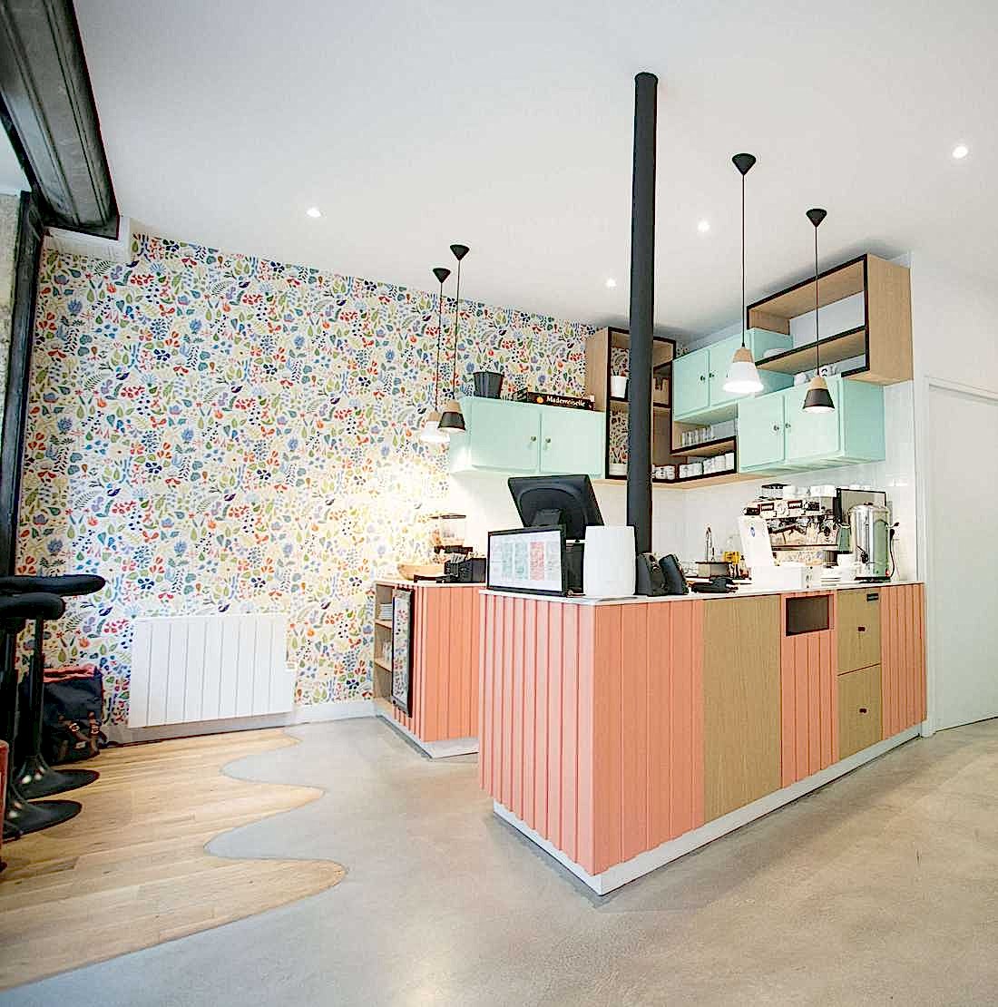 Espace coffe shop aménagé par un architecte d'intérieur
