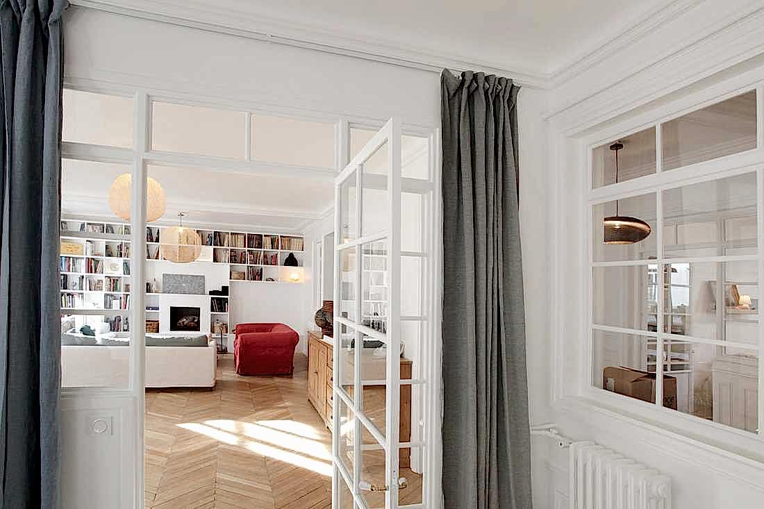Restructuration d'un appartement haussmannien par un architecte d'intérieur