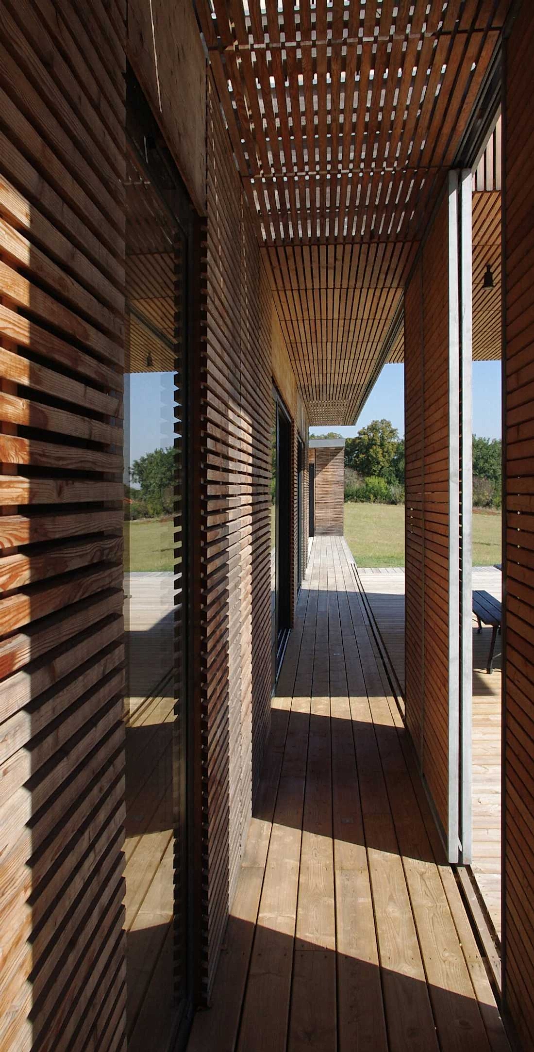 Extension ossature bois réalisée par un architecte en région parisienne