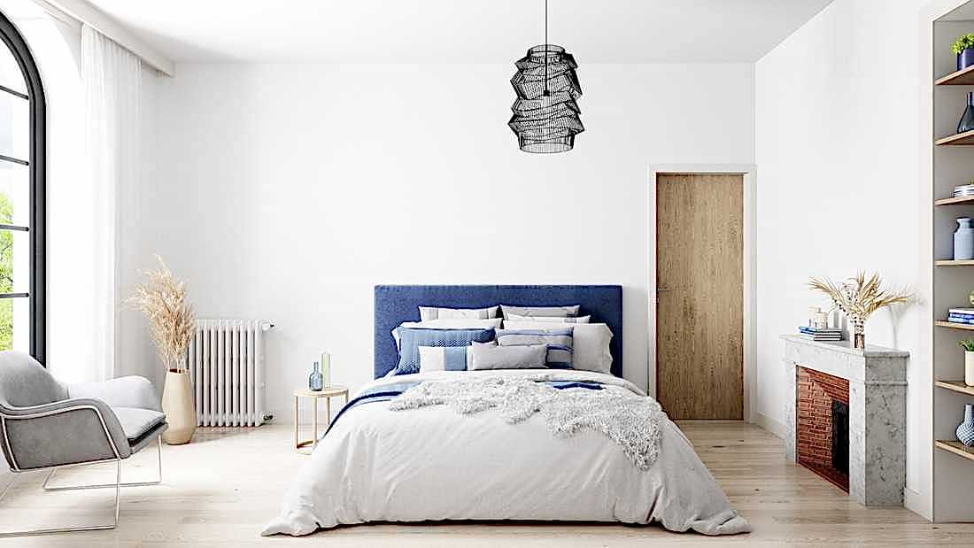 Transformation villa 1930 - chambre à coucher