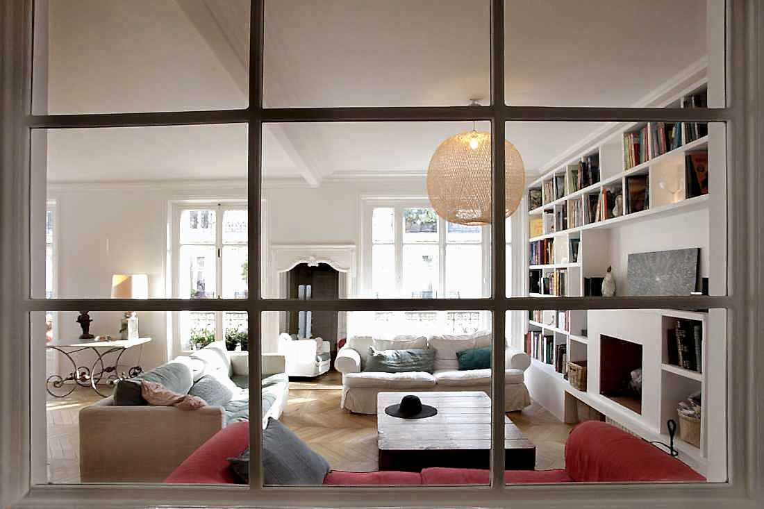 Rénovation d'un appartement haussmannien par architecte d'interieur à Paris