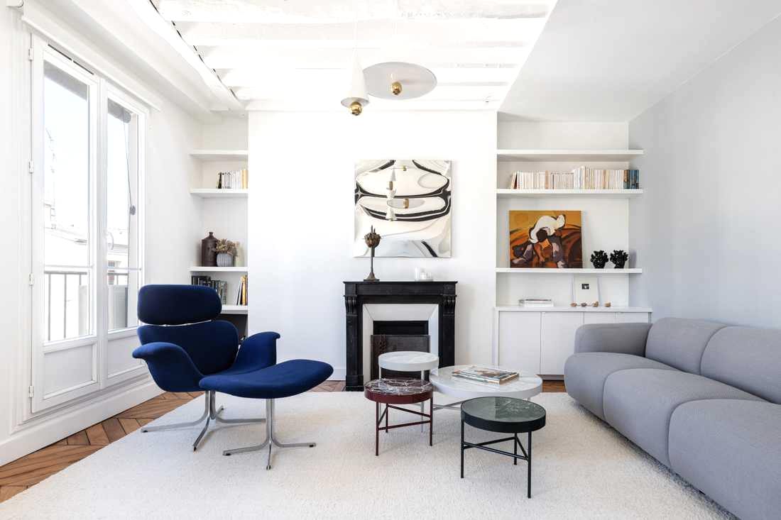 Aménagement d'un appartement en duplex de 54m2