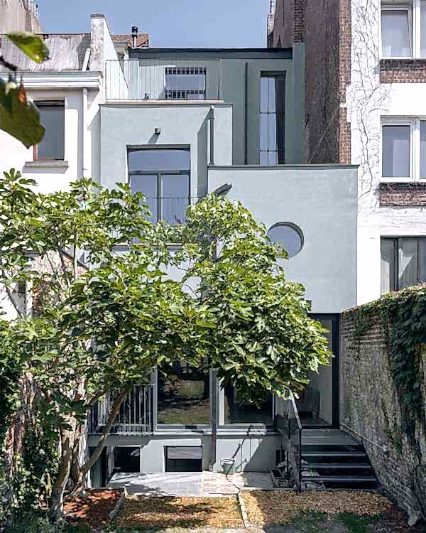 Rénovation complète maison de maître - jardin 