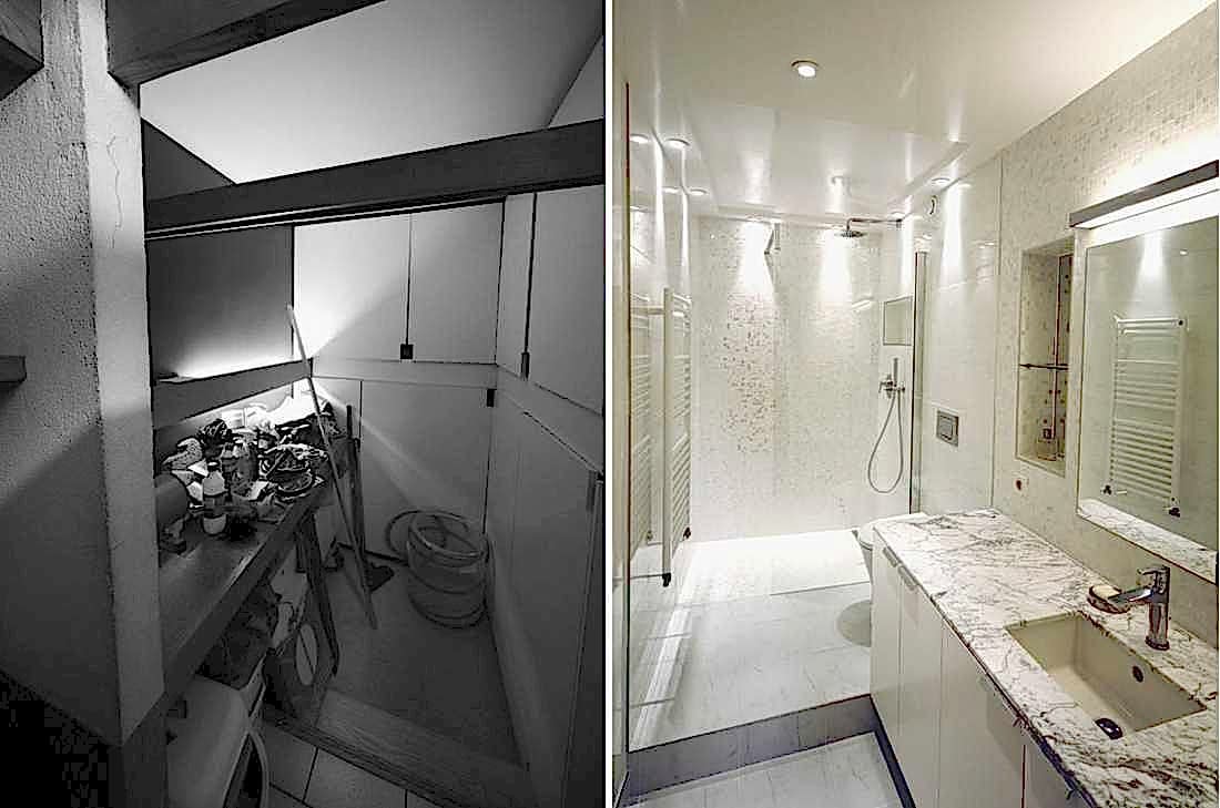 Aménagement d'un appartement atypique par un architecte d'intérieur à Paris