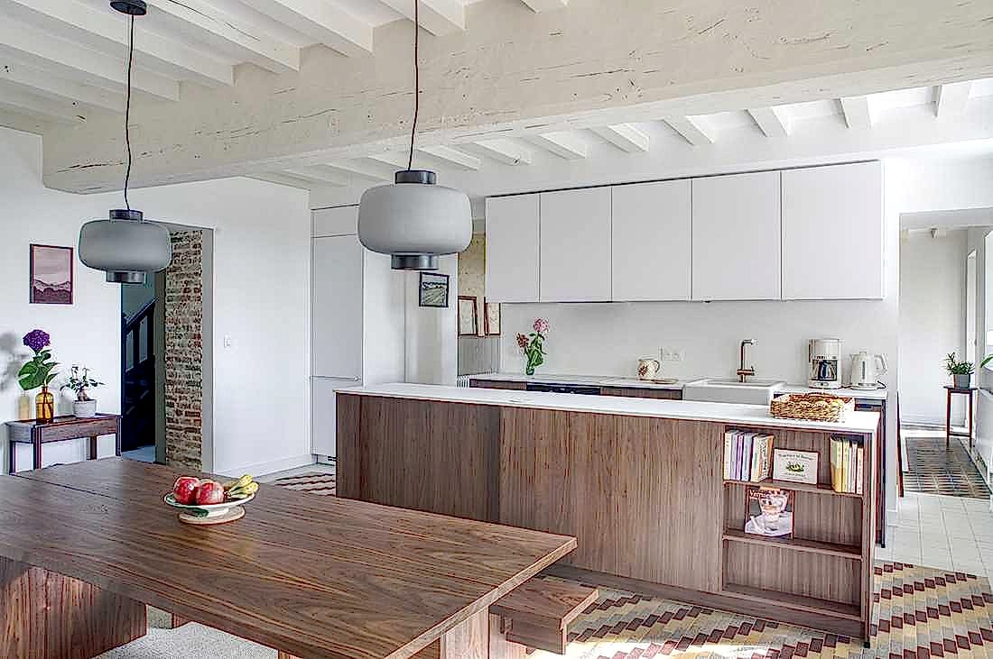 Modernisation maison campagne percheron - la cuisine