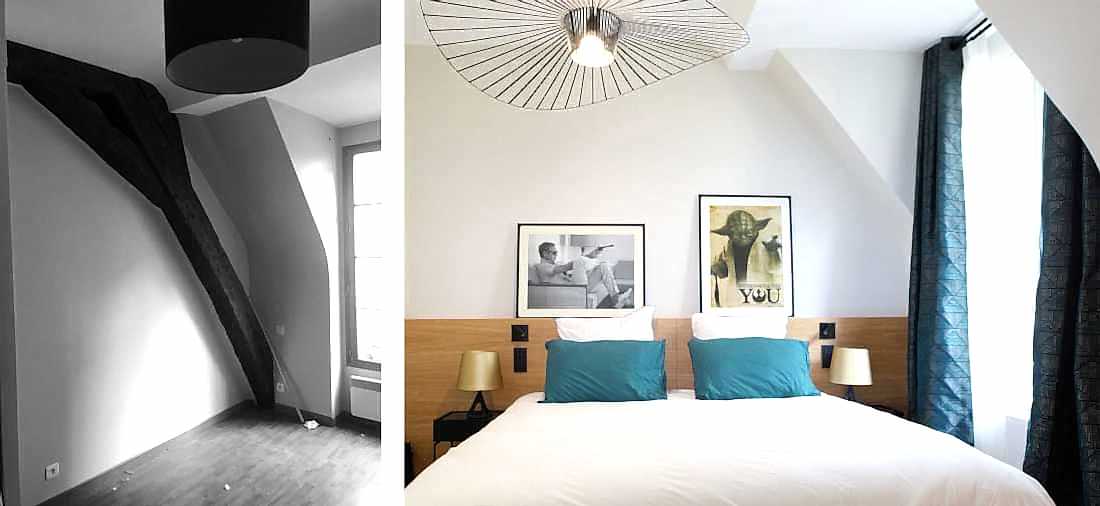 Avant-Après : Aménagement d'une chambre parentale