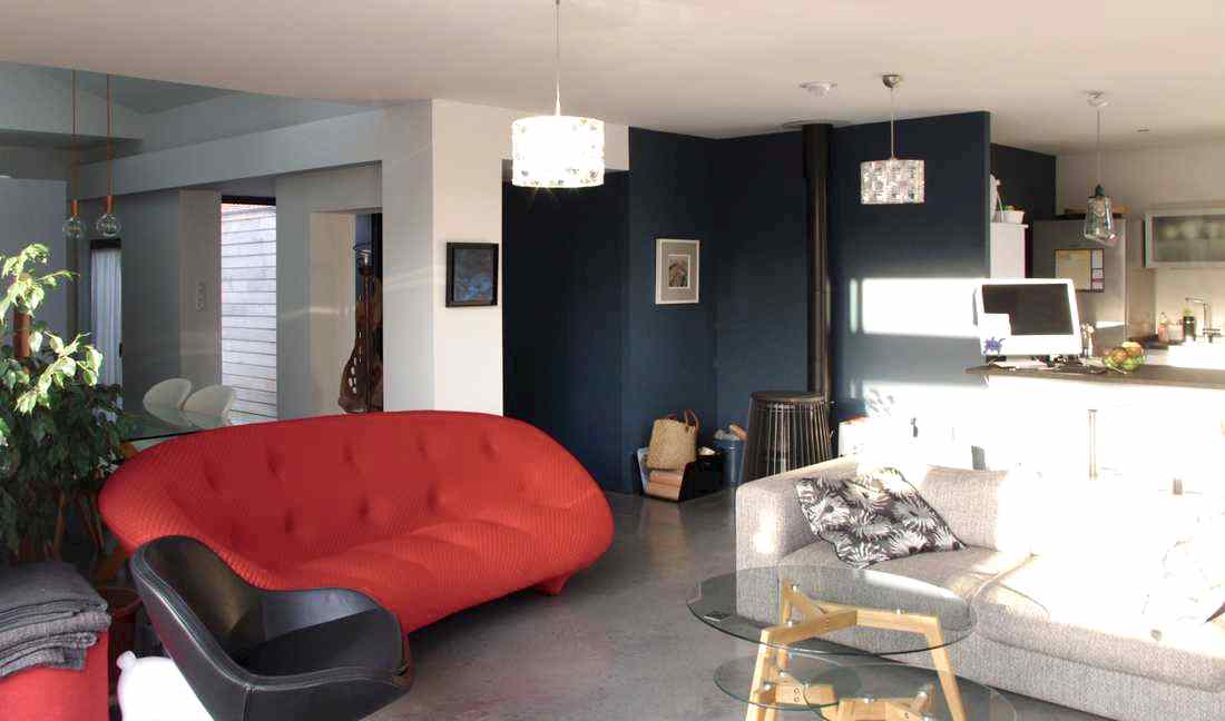 Intérieur du pavillon rénové
