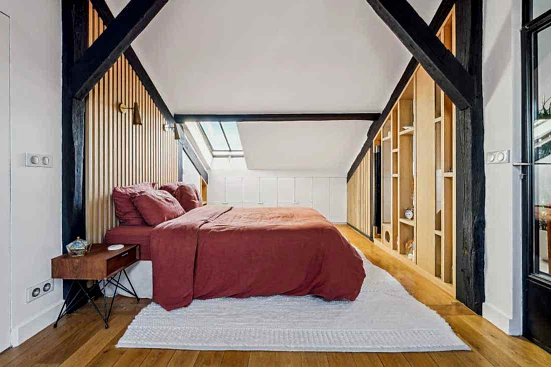 Suite parentale à l'étage du duplex