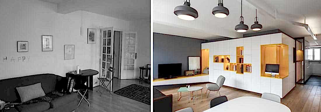 Création d'un bureau par un architecte d'intérieur