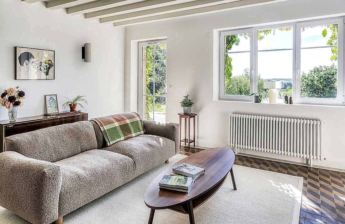 Modernisation maison campagne percheron - le séjour