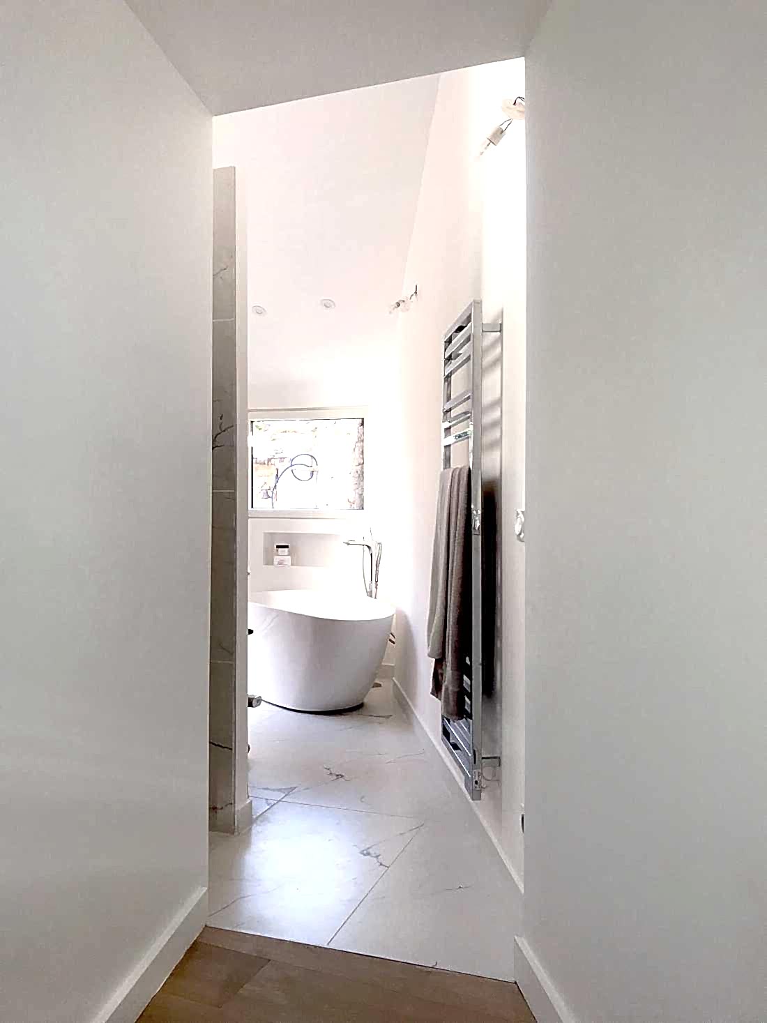 Salle de bain après les travaux de rénovation
